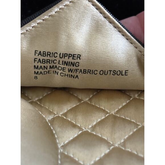 Birdies “The Heron” Black Slate Velvet Slip On Loafers Size  8 - Picture 10 of 11